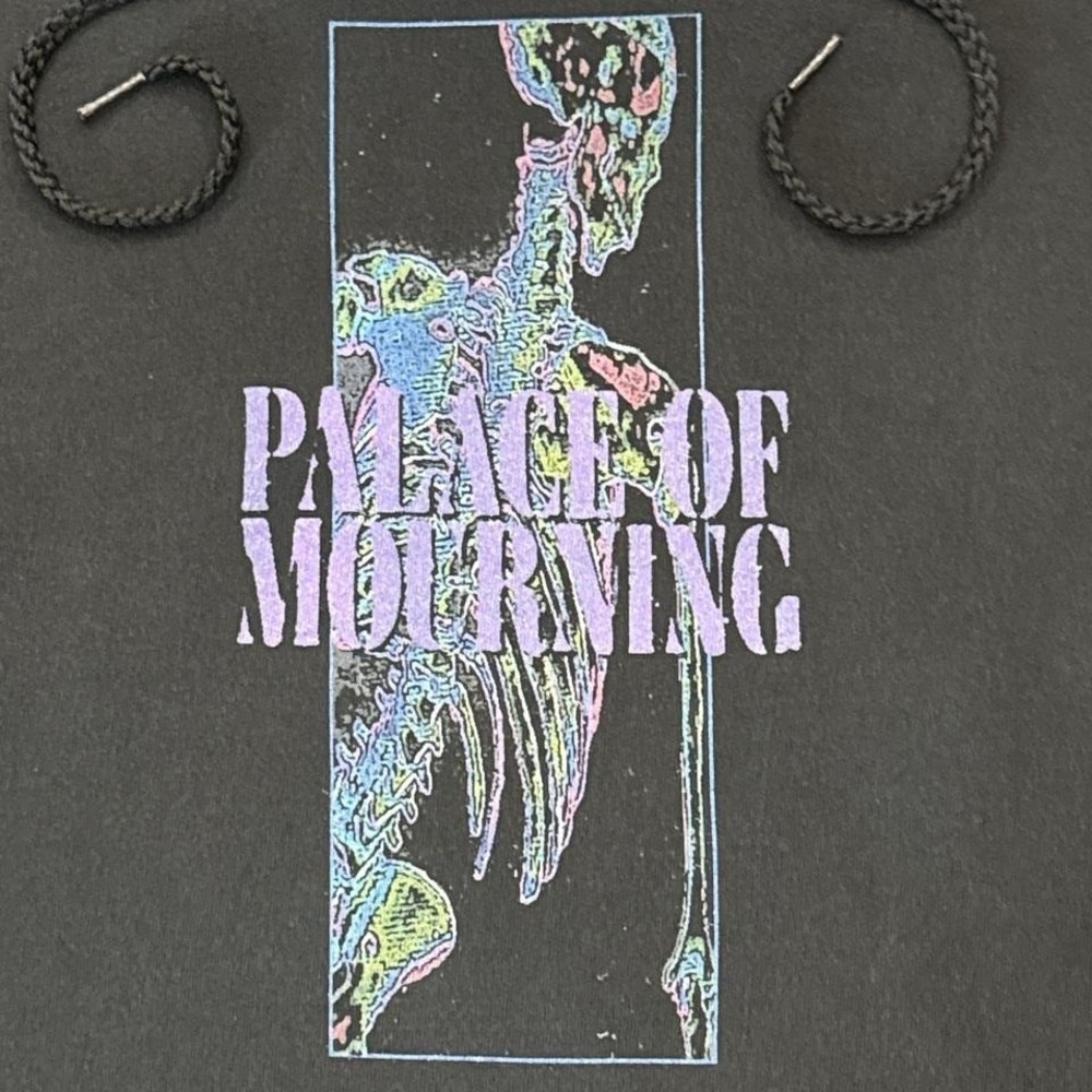 Place of Mourning Black Hoodie Hanes Ultimate Heavy Medium - Picture 3 of 8